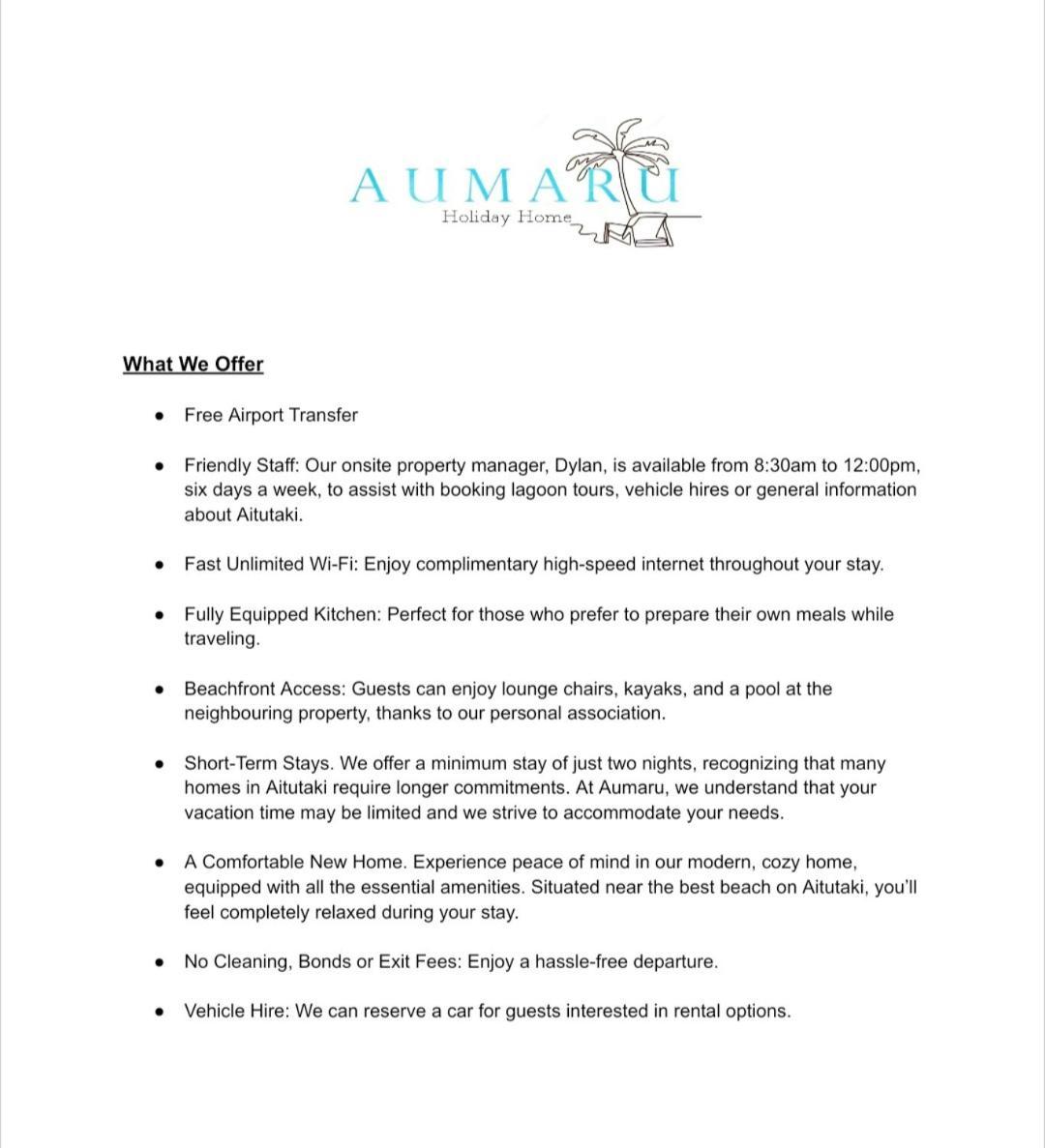 Aumaru Holiday Home Amuri Luaran gambar